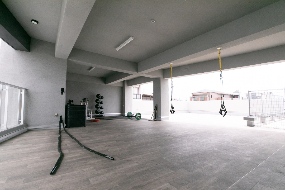 トレーニングルーム(屋上)
